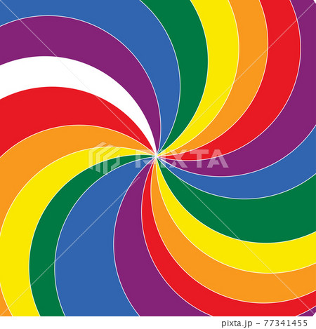 Bright lgbt background. Swirl in rainbow colors.  77341455