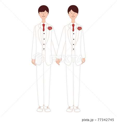 同性婚　男性 77342745