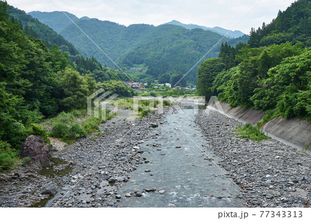 長野県飯田市南信濃木沢 上村川 長野県飯田市南信濃木沢 上村川 77343313