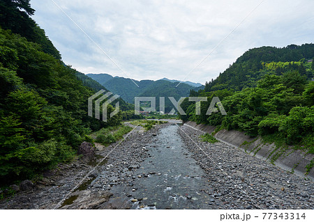 長野県飯田市南信濃木沢 上村川 長野県飯田市南信濃木沢 上村川 77343314
