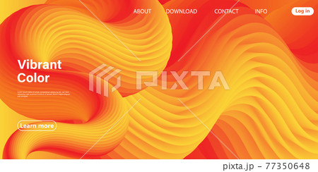3d Poster. Abstract Flow. Red, Yellow Colors. Vector. 3d Poster. Abstract Flow. Red, Yellow Colors. Vector. 77350648