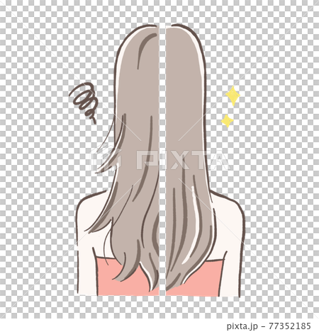 Hair quality improvement before and after long hair Hair quality improvement before and after long hair 77352185