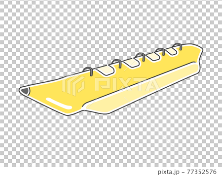 バナナボートのイラスト 77352576