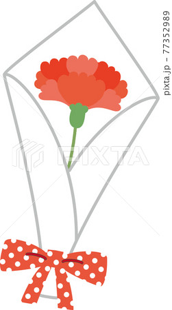 カーネーション かわいいイラストのイラスト素材