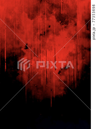 幻想的な赤の血の滲むテクスチャ背景 77353698