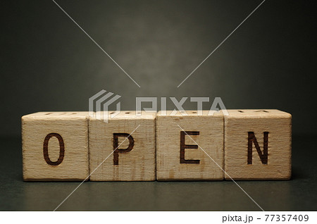 オープン 開く 開店 開ける open 77357409