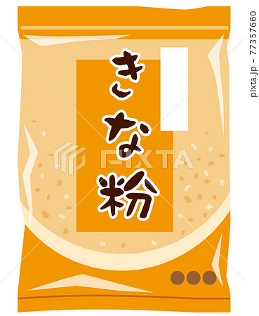 きな粉 パッケージのイラスト素材 [77357660] - PIXTA