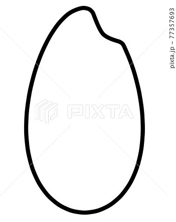 白米のお米粒 77357693