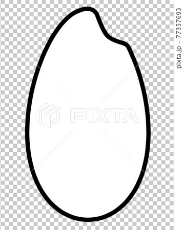 白米のお米粒 77357693