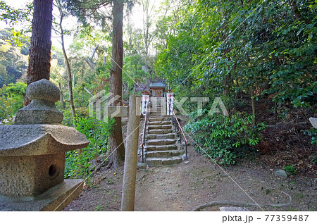 小倉南区蒲生八幡神社境内の学問の神様幸彦神社 77359487