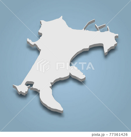 3d isometric map of Procida is an island in Italy 3d isometric map of Procida is an island in Italy 77361426