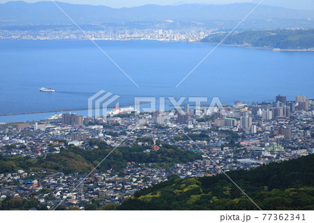 別府市街(別府国際観光港)・大分市街 別府市街(別府国際観光港)・大分市街 77362341