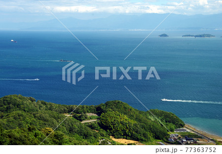 亀老山展望公園から来島海峡を望む 亀老山展望公園から来島海峡を望む 77363752