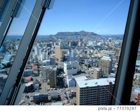 五稜郭タワーから見た函館 五稜郭タワーから見た函館 77370297