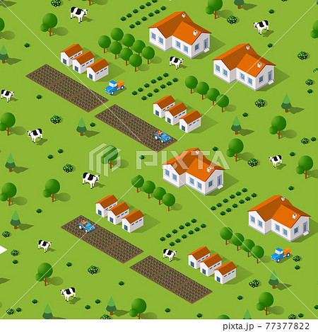 Rural isometric natural Rural isometric natural 77377822