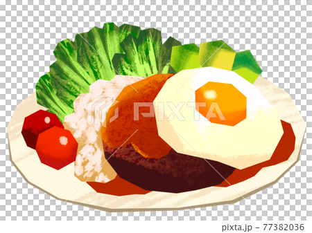Paper-cutting loco moco 77382036