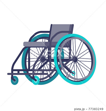 競技用車椅子。のイラスト素材 [77383249] - PIXTA