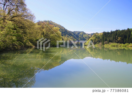 只見線・第1橋梁・只見川（福島県・三島町） 77386081