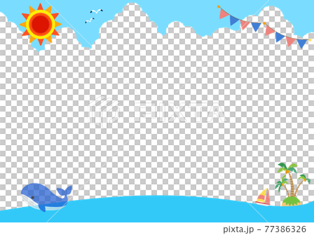 夏の海のフレーム 夏の海のフレーム 77386326