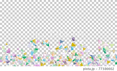 CGピラミッド 下から浮き上がる多数の三角錐 CGピラミッド 下から浮き上がる多数の三角錐 77386602