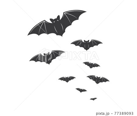bat ilustration vector icon logo bat ilustration vector icon logo 77389093