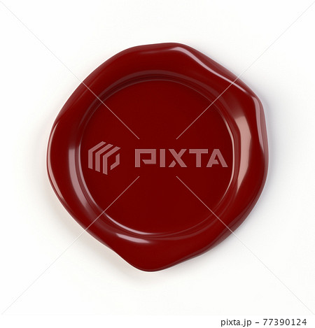 シーリングワックスの3Dイラスト 77390124