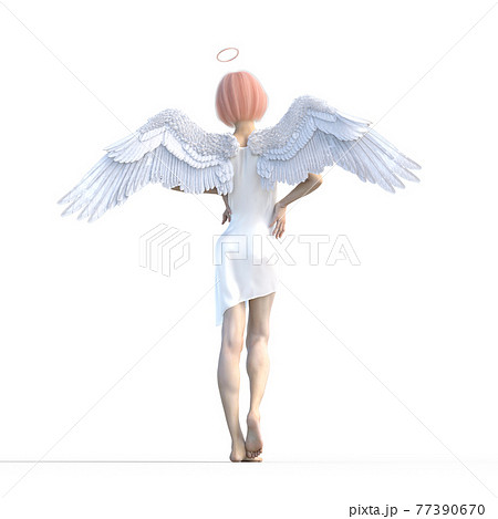 美脚の天使 Perming 3dcgイラスト素材のイラスト素材