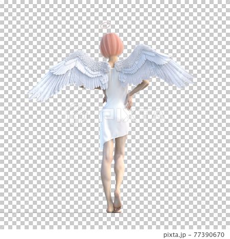 美脚の天使 perming 3DCGイラスト素材 美脚の天使 perming 3DCGイラスト素材 77390670