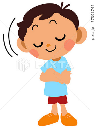 男の子のイラストA 77391742