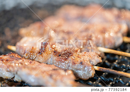 焼きとん串(豚ハラミ) 七輪で炭火焼き 焼きとん串(豚ハラミ) 七輪で炭火焼き 77392184
