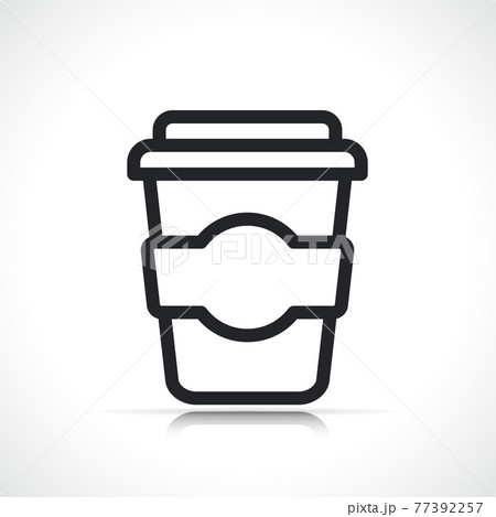 coffee drink line icon isolated 77392257