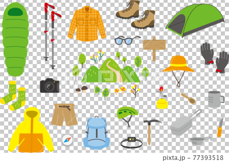 Simple touch, summary of tools used for mountaineering 77393518