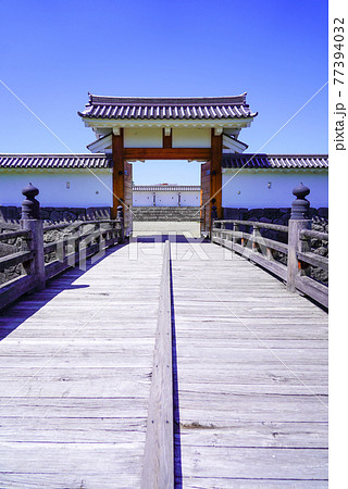 霞城公園(山形城跡)の本丸一文字門【山形県山形市霞城町】 霞城公園(山形城跡)の本丸一文字門【山形県山形市霞城町】 77394032