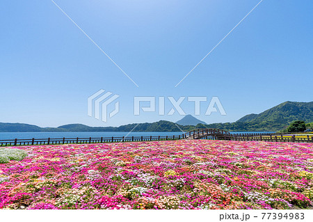 池田湖　鹿児島県指宿市 77394983