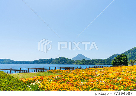 池田湖　鹿児島県指宿市 77394987