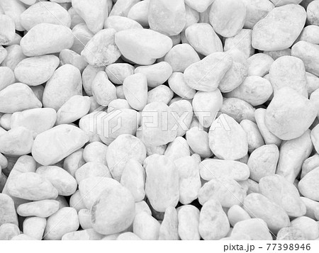 白玉砂利・背景素材 77398946
