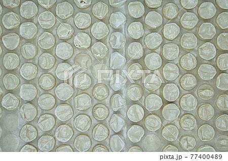 Plastic air bubble protection foil wrap texture background Plastic air bubble protection foil wrap texture background 77400489