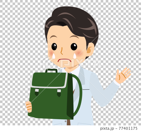 白衣を着た若い男性 77401175