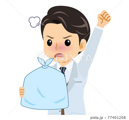 白衣を着た若い男性 白衣を着た若い男性 77401208