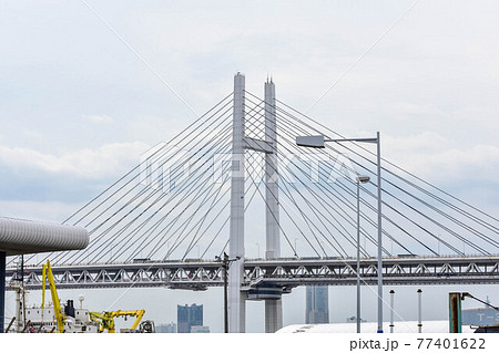 横浜ベイブリッジ×風景 その5 横浜ベイブリッジ×風景 その5 77401622