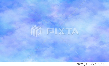 雲と空のイメージの背景イラスト素材のイラスト素材