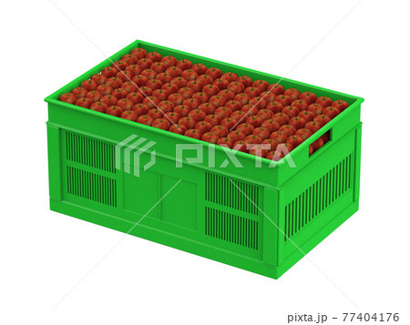 red apples in plastic crate red apples in plastic crate 77404176