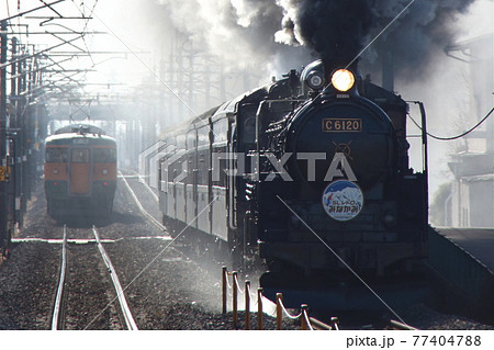 上越線：SLレトロみなかみ号（C61-20牽引） 77404788