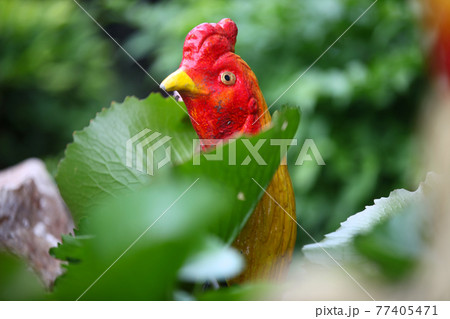 Sculptures of various animals, Thailand, South East Asia 77405471