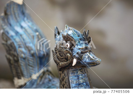 Sculptures of various animals, Thailand, South East Asia Sculptures of various animals, Thailand, South East Asia 77405506
