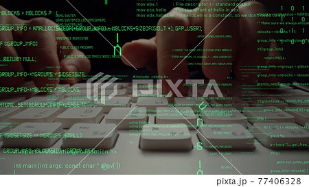 Creative visual of computer programming coding and software development Creative visual of computer programming coding and software development 77406328