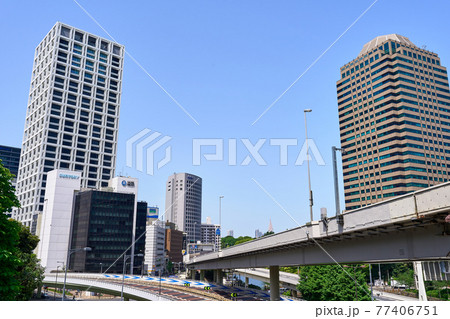 東京 赤坂見附駅付近の風景 東京 赤坂見附駅付近の風景 77406751