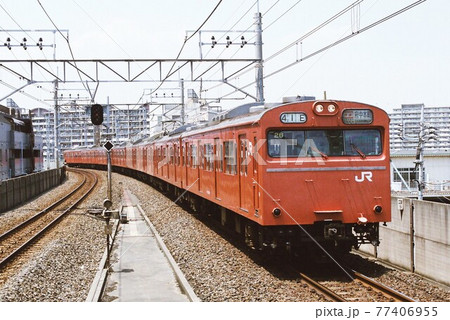 府中本町へ向かう武蔵野線用の103系 府中本町へ向かう武蔵野線用の103系 77406955