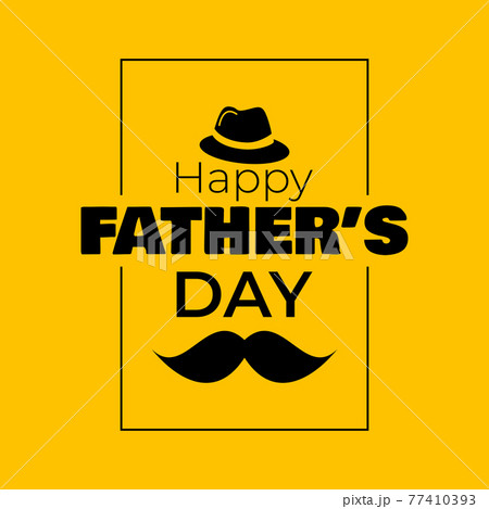 Father's Day Background. Poster, flyer, greeting card, header for website. Vector Illustration 77410393