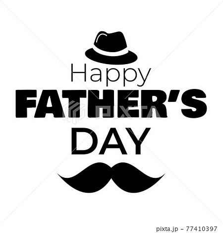 Father's Day Background. Poster, flyer, greeting card, header for website. Vector Illustration 77410397